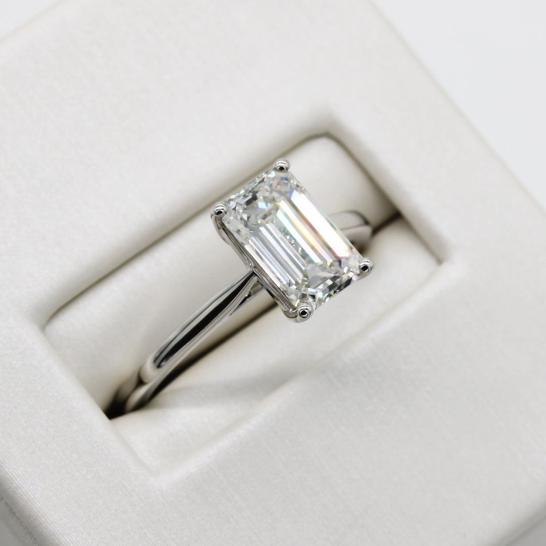 2.02ct Lab-Grown Diamond Emerald Cut Ring