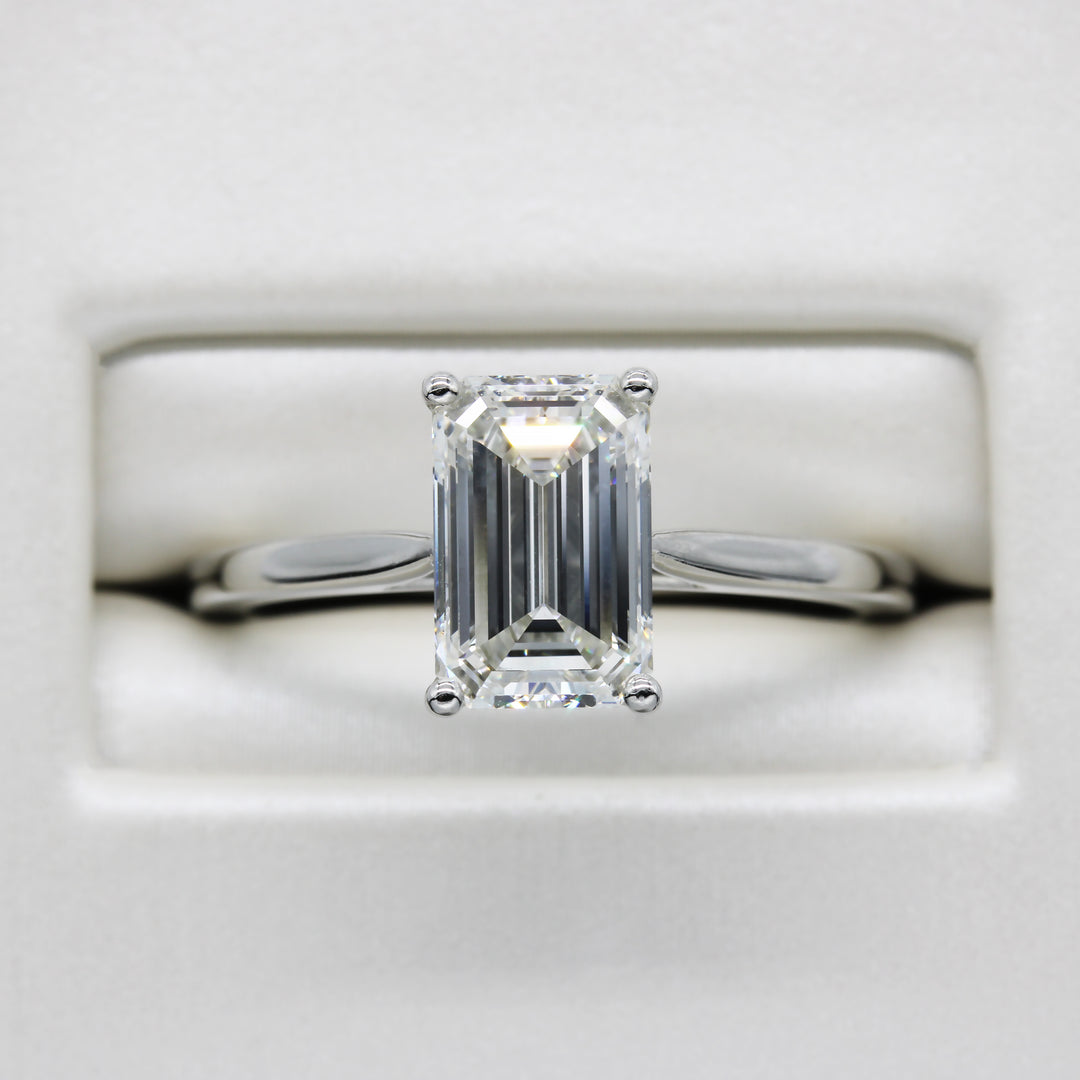 2.02ct Lab-Grown Diamond Emerald Cut Ring