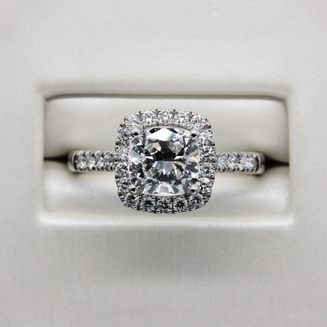 1.98ct Lab-Grown Diamond Cushion Ring