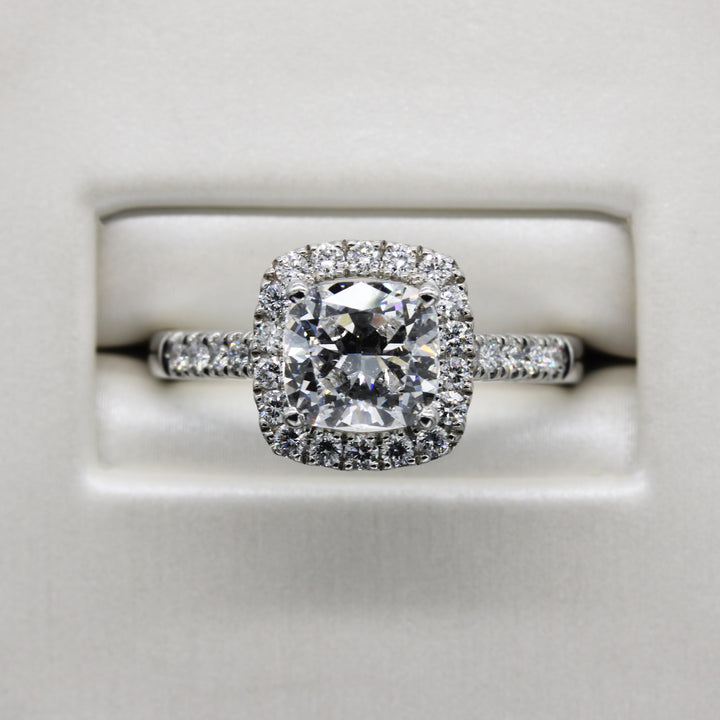 1.98ct Lab-Grown Diamond Cushion Ring