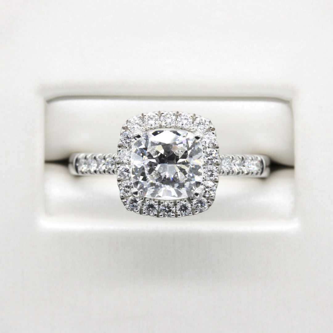 1.98ct Lab-Grown Diamond Cushion Ring