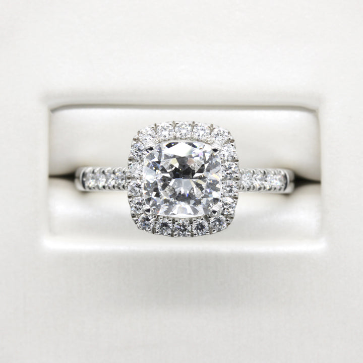 1.98ct Lab-Grown Diamond Cushion Ring