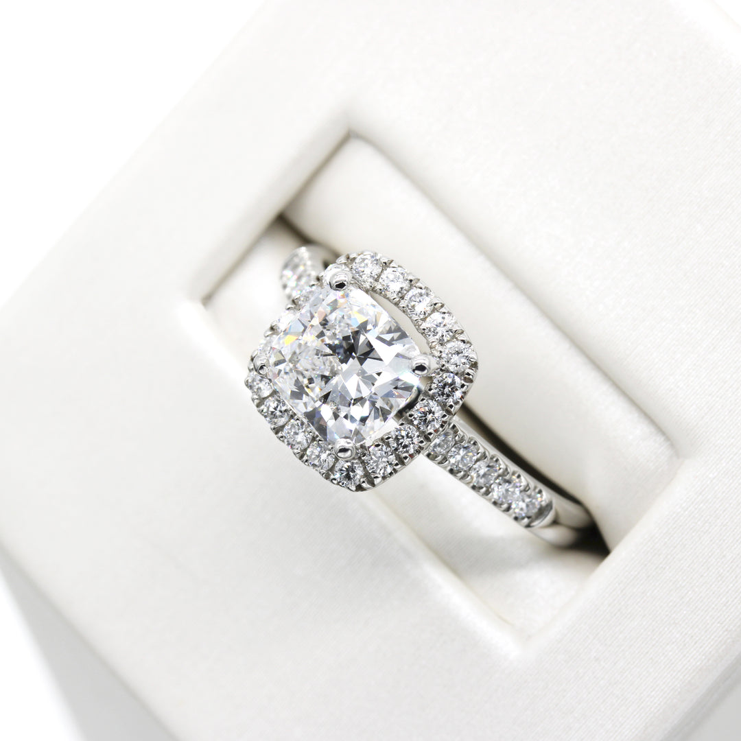 1.98ct Lab-Grown Diamond Cushion Ring