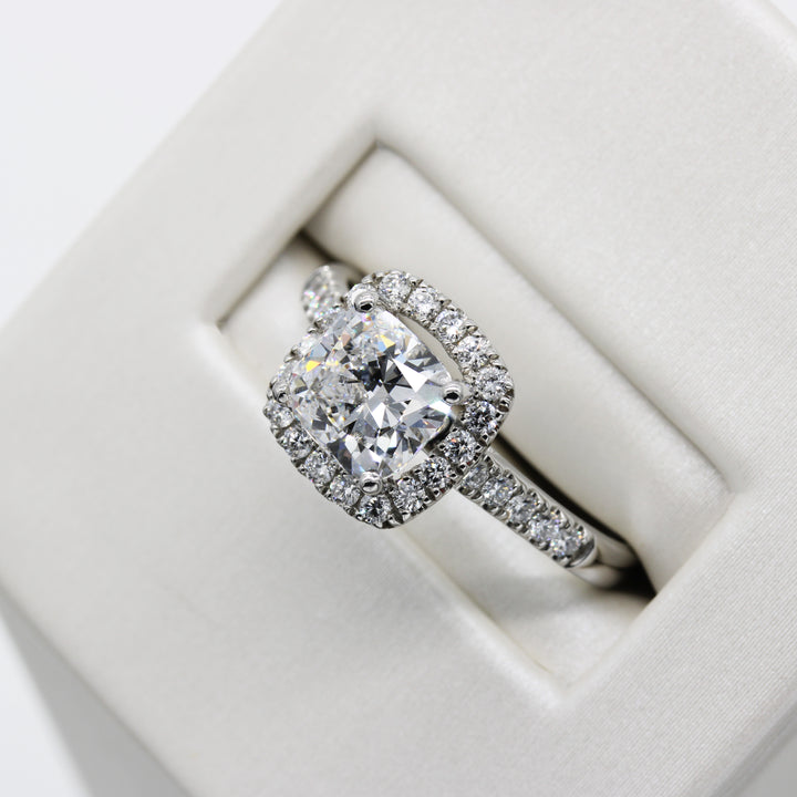 1.98ct Lab-Grown Diamond Cushion Ring