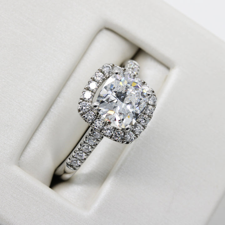 1.98ct Lab-Grown Diamond Cushion Ring