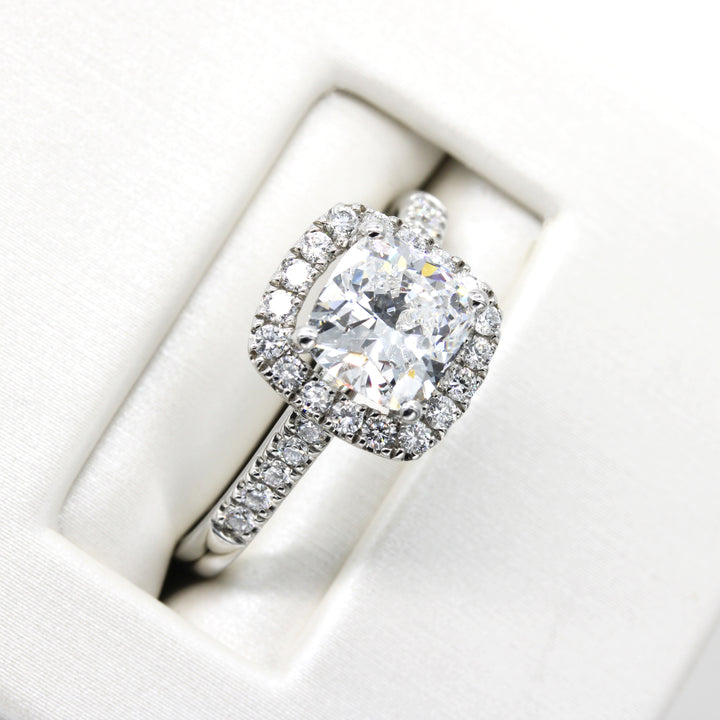 1.98ct Lab-Grown Diamond Cushion Ring