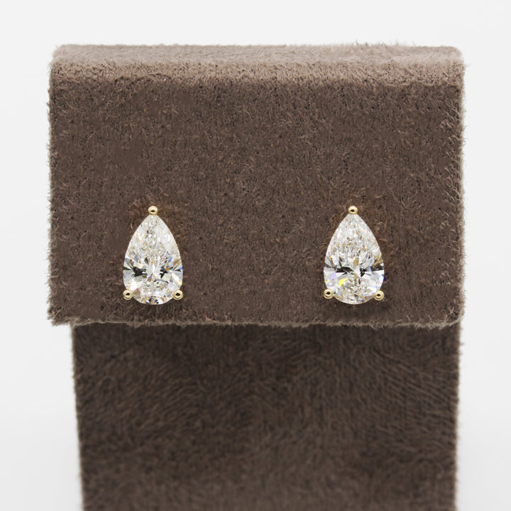 2.00ct Lab-Grown Diamond Pear Studs