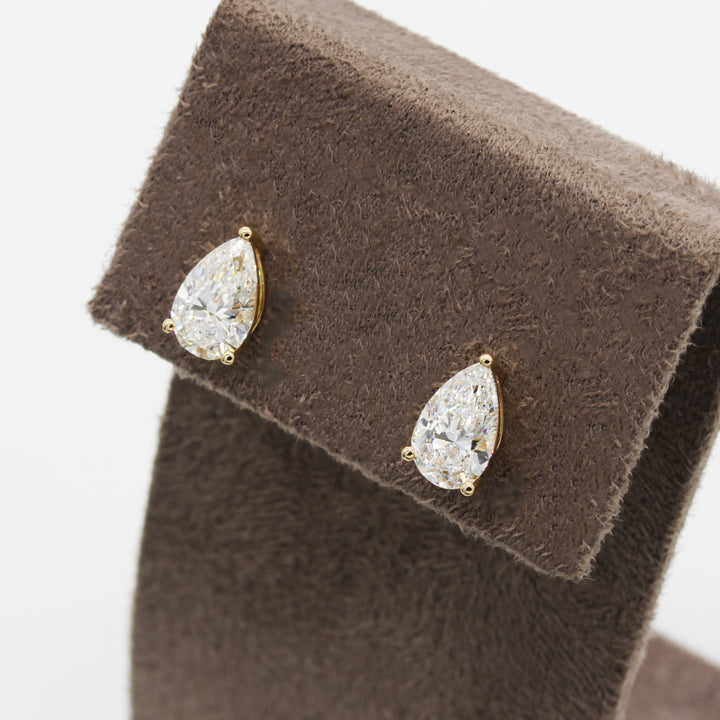 2.00ct Lab-Grown Diamond Pear Studs