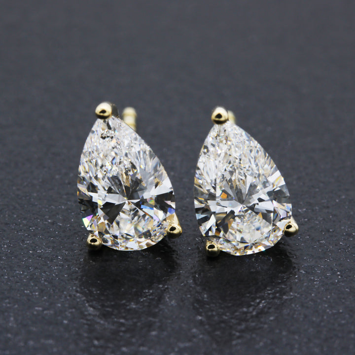 2.00ct Lab-Grown Diamond Pear Studs