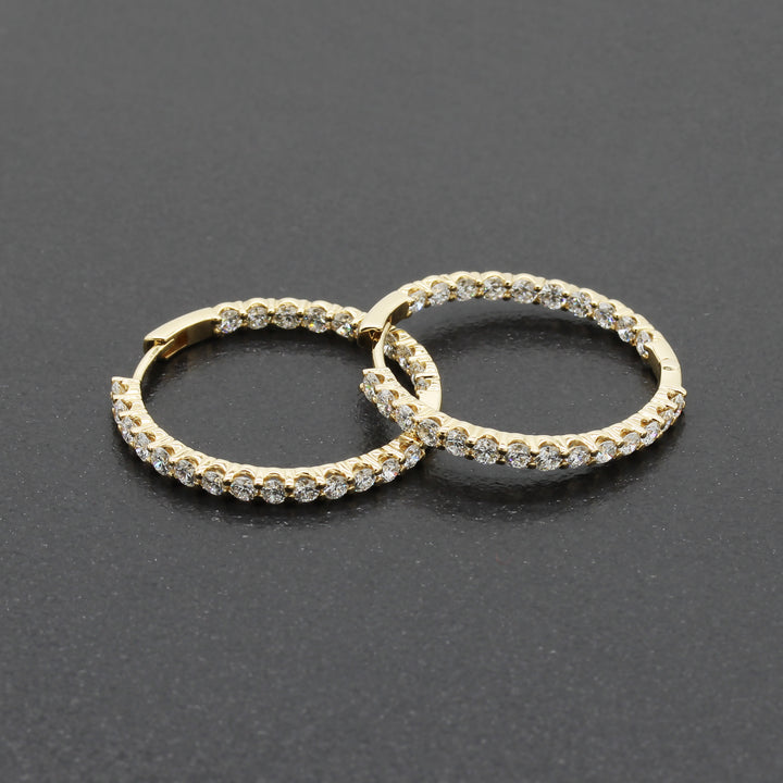 Lab-Grown Diamond Hoop earrings