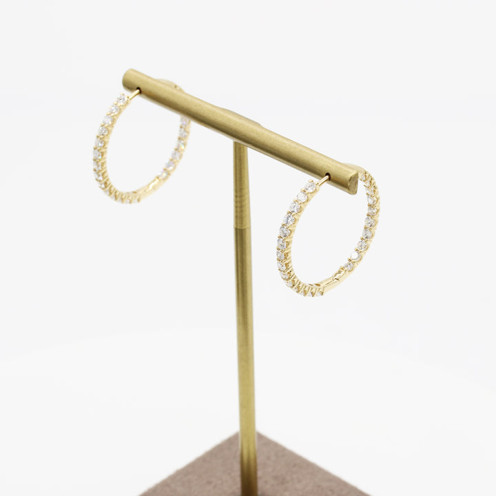 Lab-Grown Diamond Hoop earrings