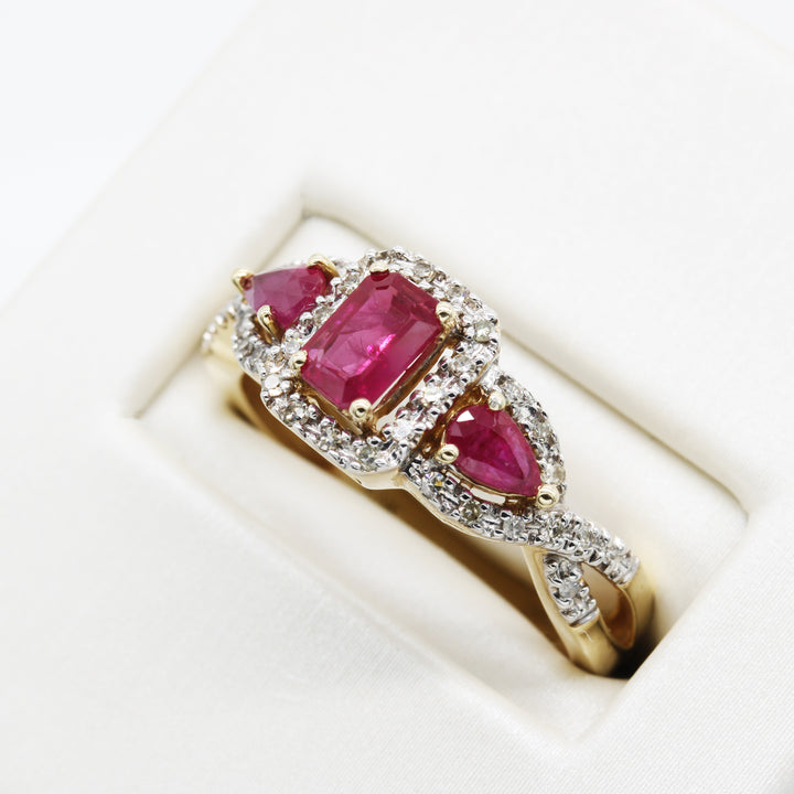 Ruby and Diamond Ring