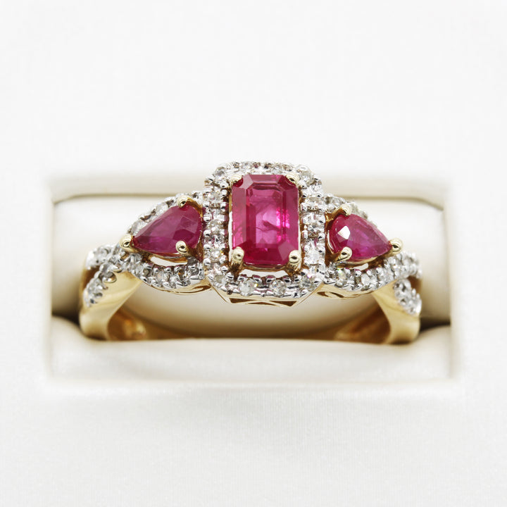 Ruby and Diamond Ring