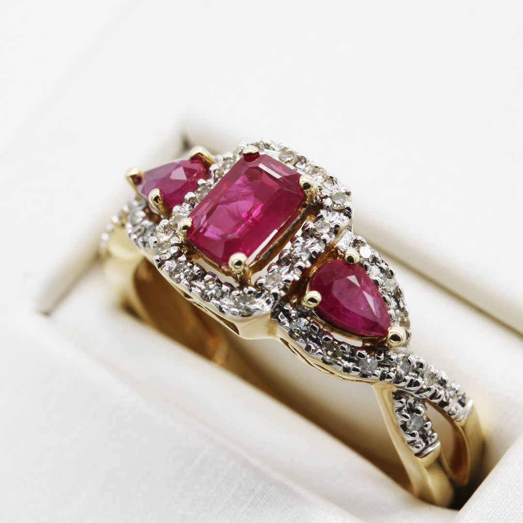 Ruby and Diamond Ring