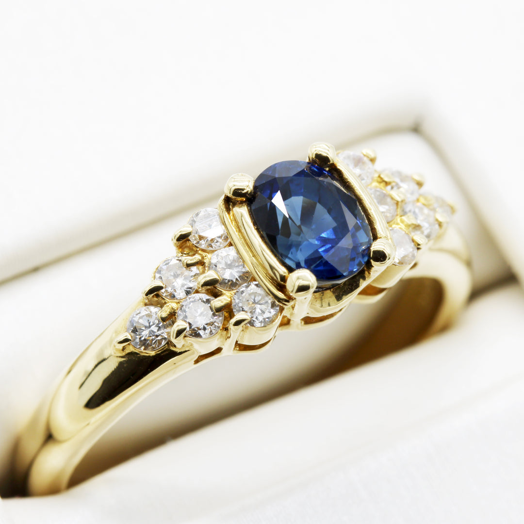 Sapphire and Diamond Ring