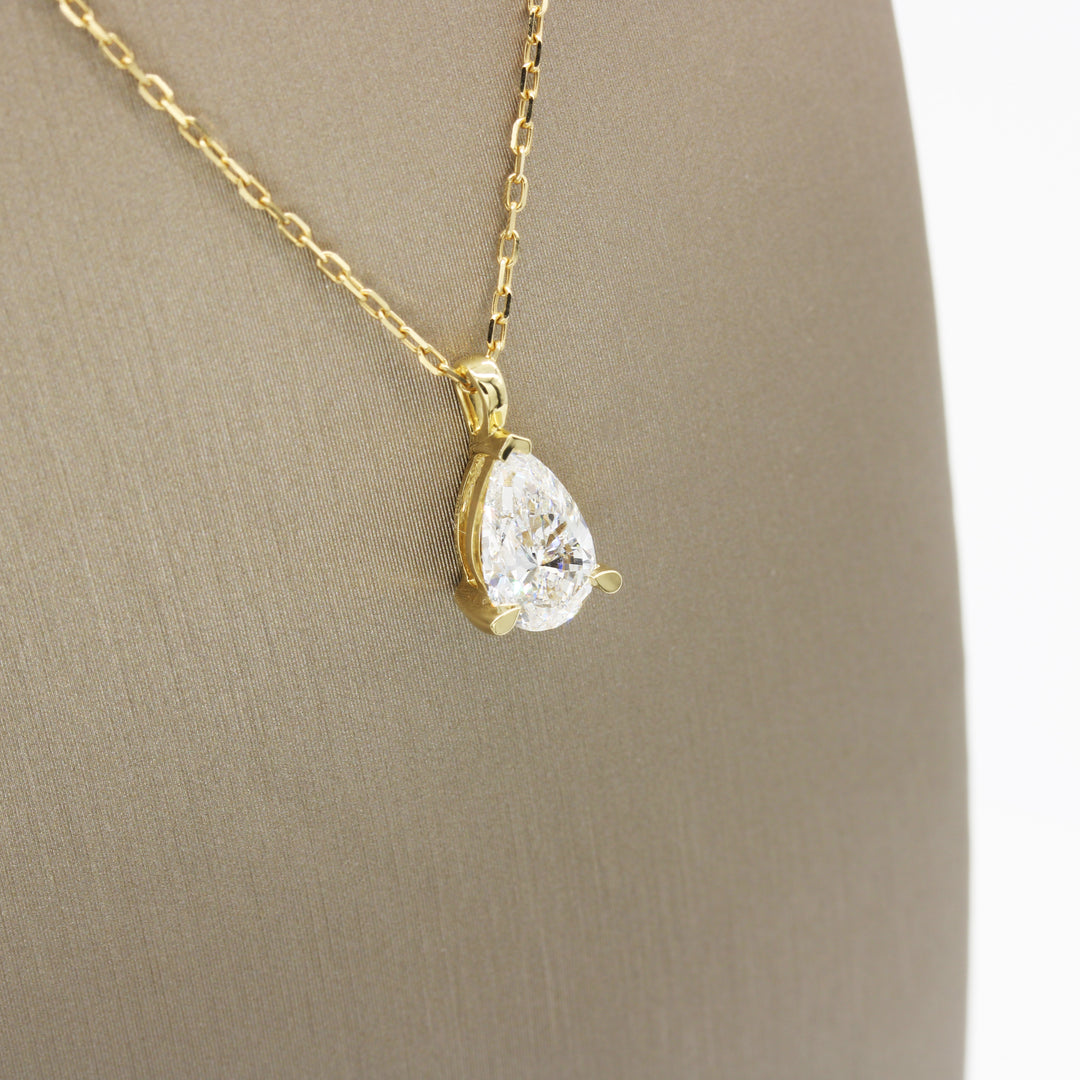 1.00ct Lab-Grown Diamond Solitare Necklace