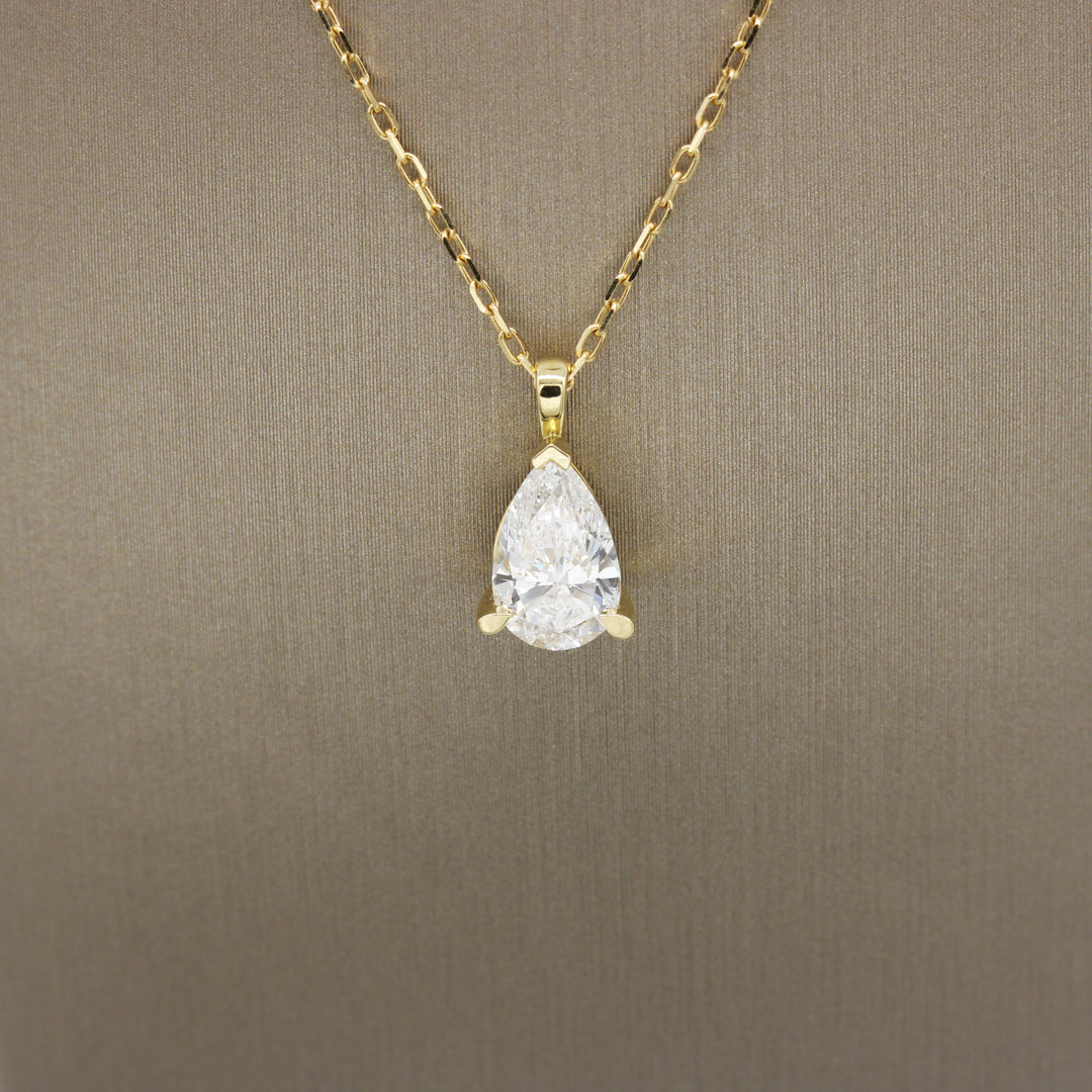 1.00ct Lab-Grown Diamond Solitare Necklace