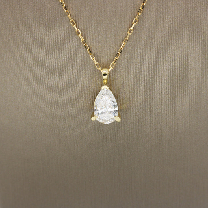 1.00ct Lab-Grown Diamond Solitare Necklace