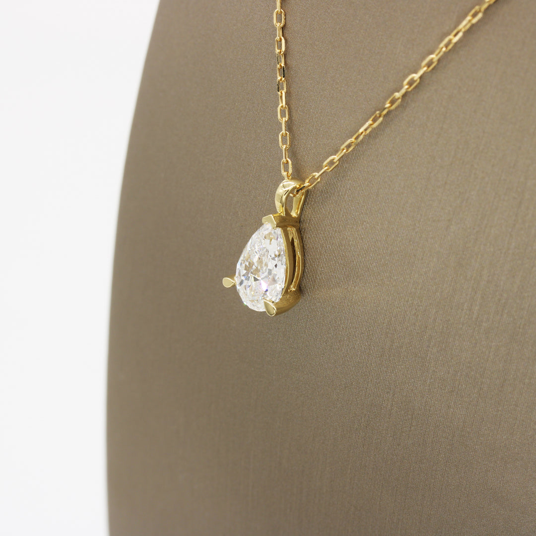 1.00ct Lab-Grown Diamond Solitare Necklace