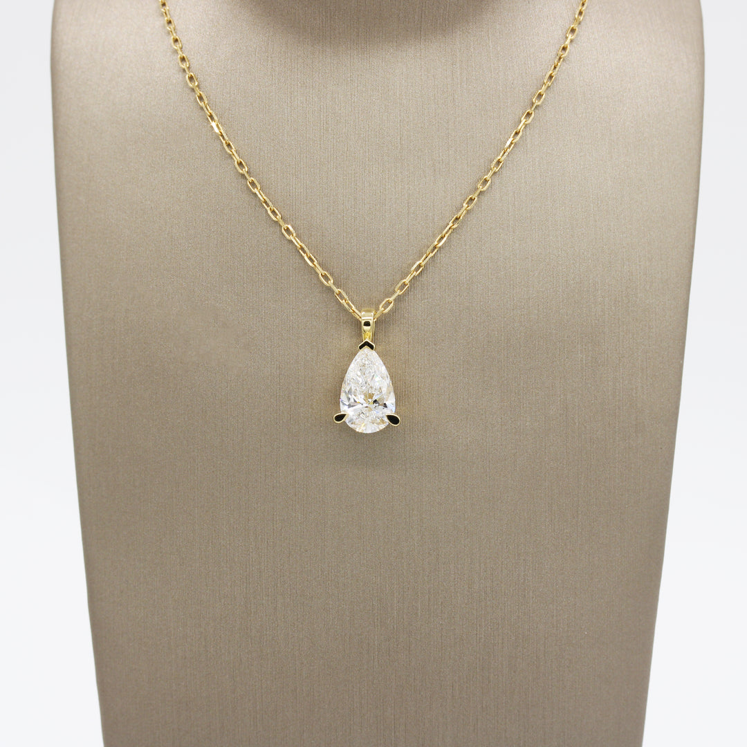 1.00ct Lab-Grown Diamond Solitare Necklace