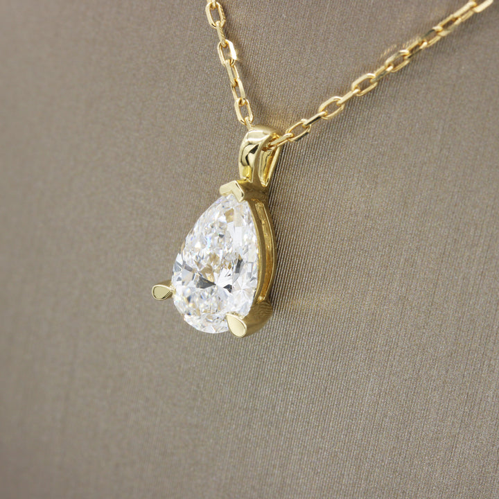 1.00ct Lab-Grown Diamond Solitare Necklace