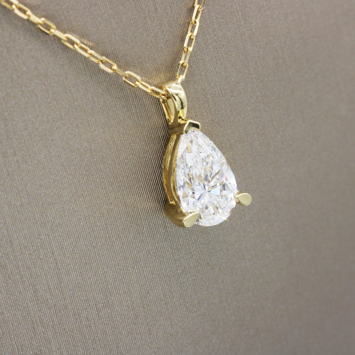 1.00ct Lab-Grown Diamond Solitare Necklace