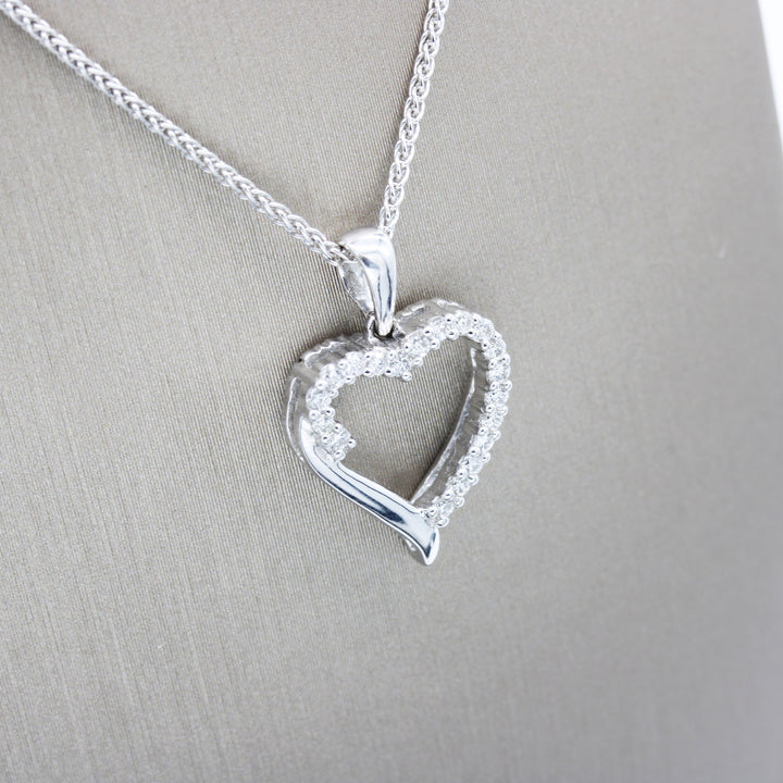 Diamond Love Heart Necklace