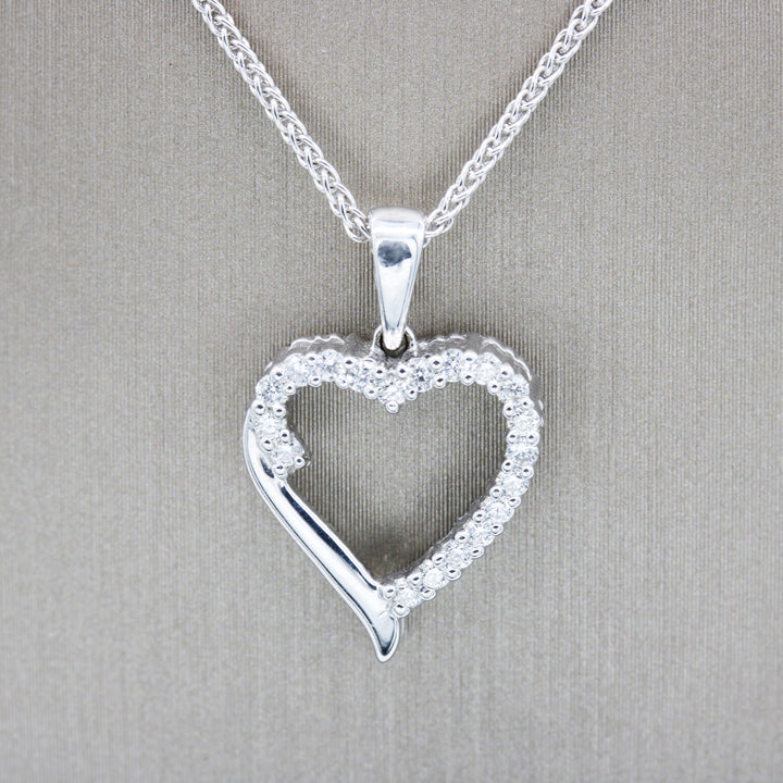 Diamond Love Heart Necklace