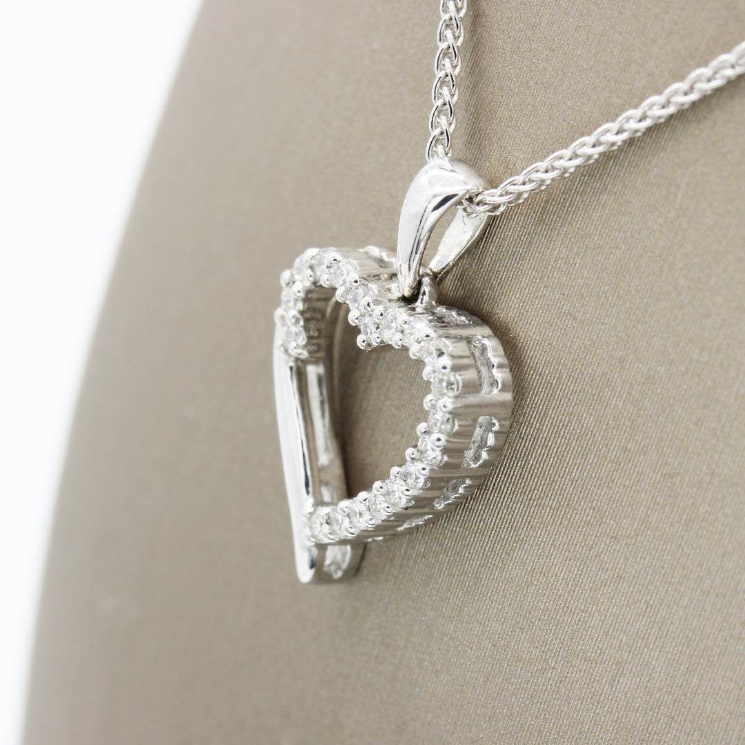 Diamond Love Heart Necklace