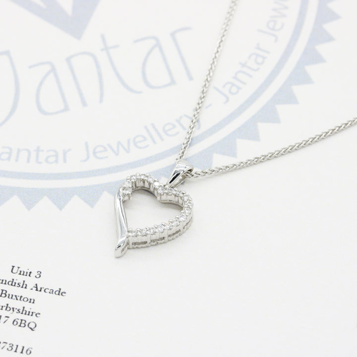 Diamond Love Heart Necklace