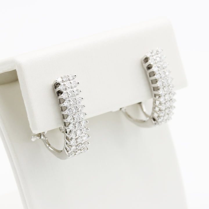 Diamond Cuff Earrings