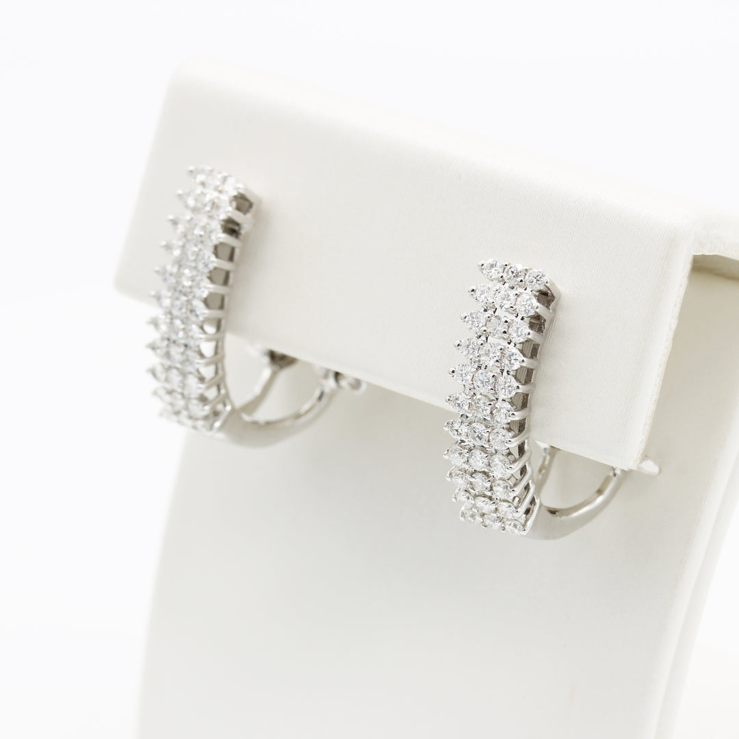 Diamond Cuff Earrings