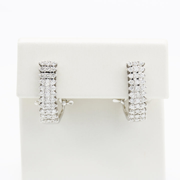 Diamond Cuff Earrings