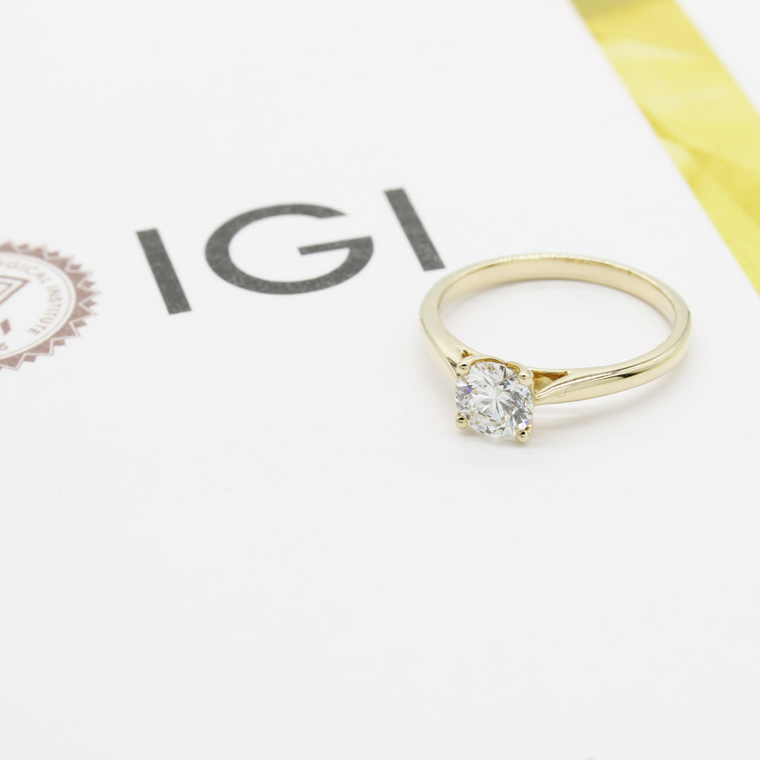 0.76ct Lab-Grown Diamond Ring