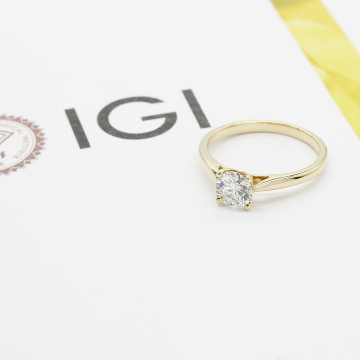 0.76ct Lab-Grown Diamond Ring