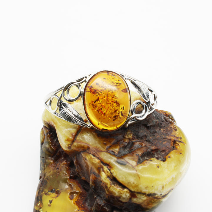 Cognac Amber Bangle