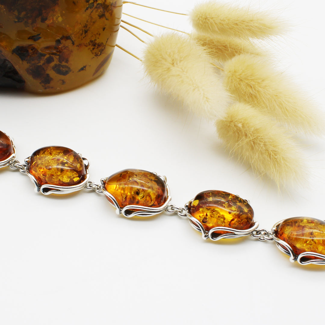 Cognac Amber Bracelet