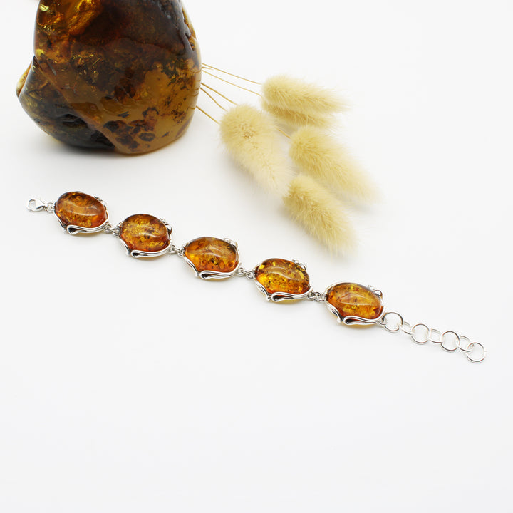 Cognac Amber Bracelet