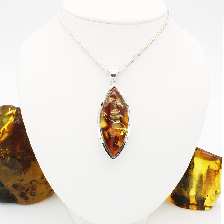 Cognac Amber Pendant