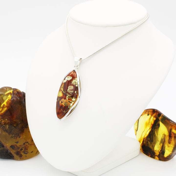 Cognac Amber Pendant