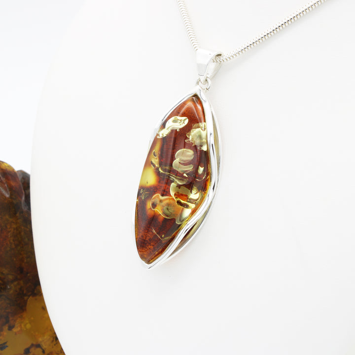 Cognac Amber Pendant