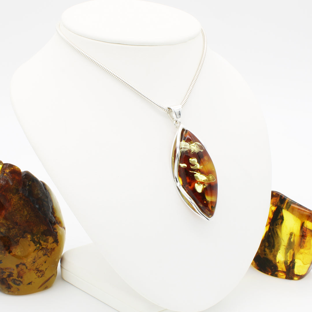Cognac Amber Pendant