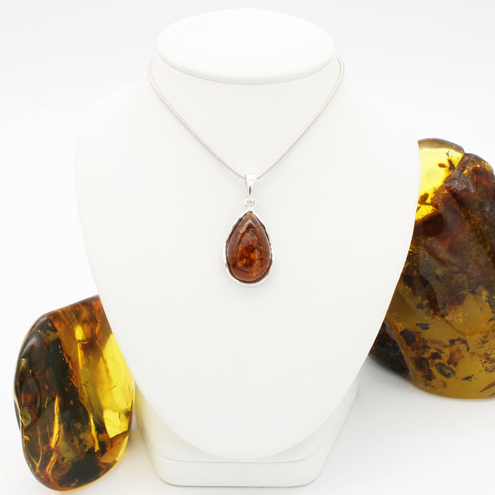 Cognac Amber Pendant