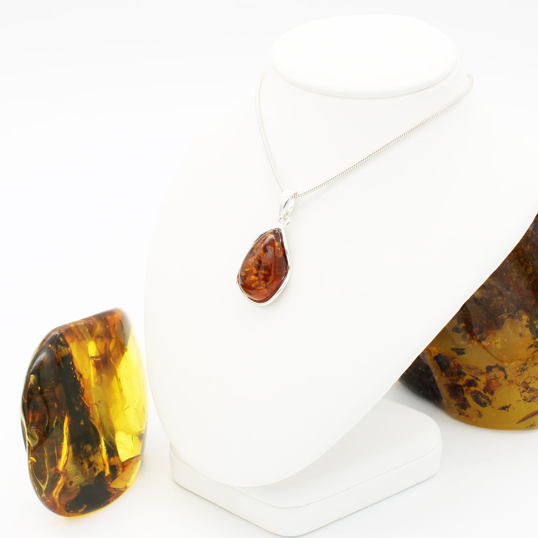Cognac Amber Pendant