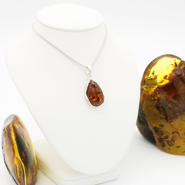 Cognac Amber Pendant