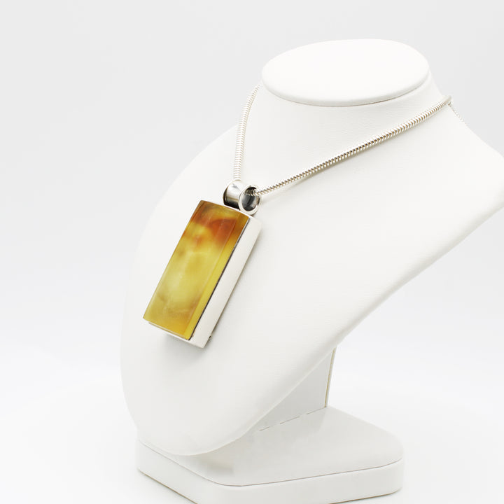 Portrait Baltic Amber Pendant