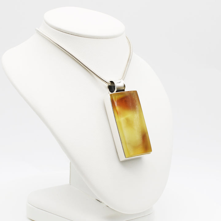 Portrait Baltic Amber Pendant