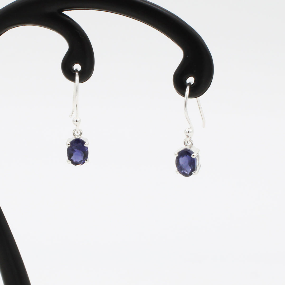 Iolite Drop Earrings