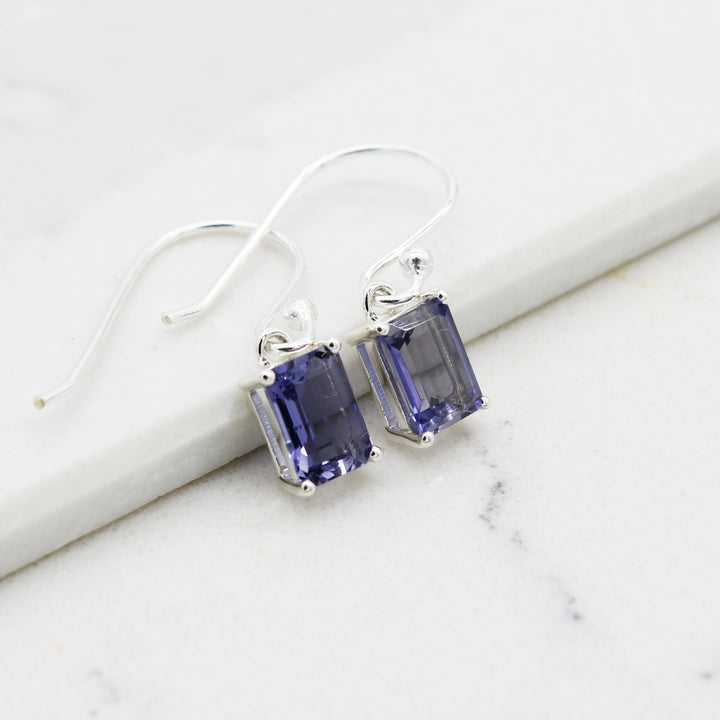 Iolite Drop Earrings