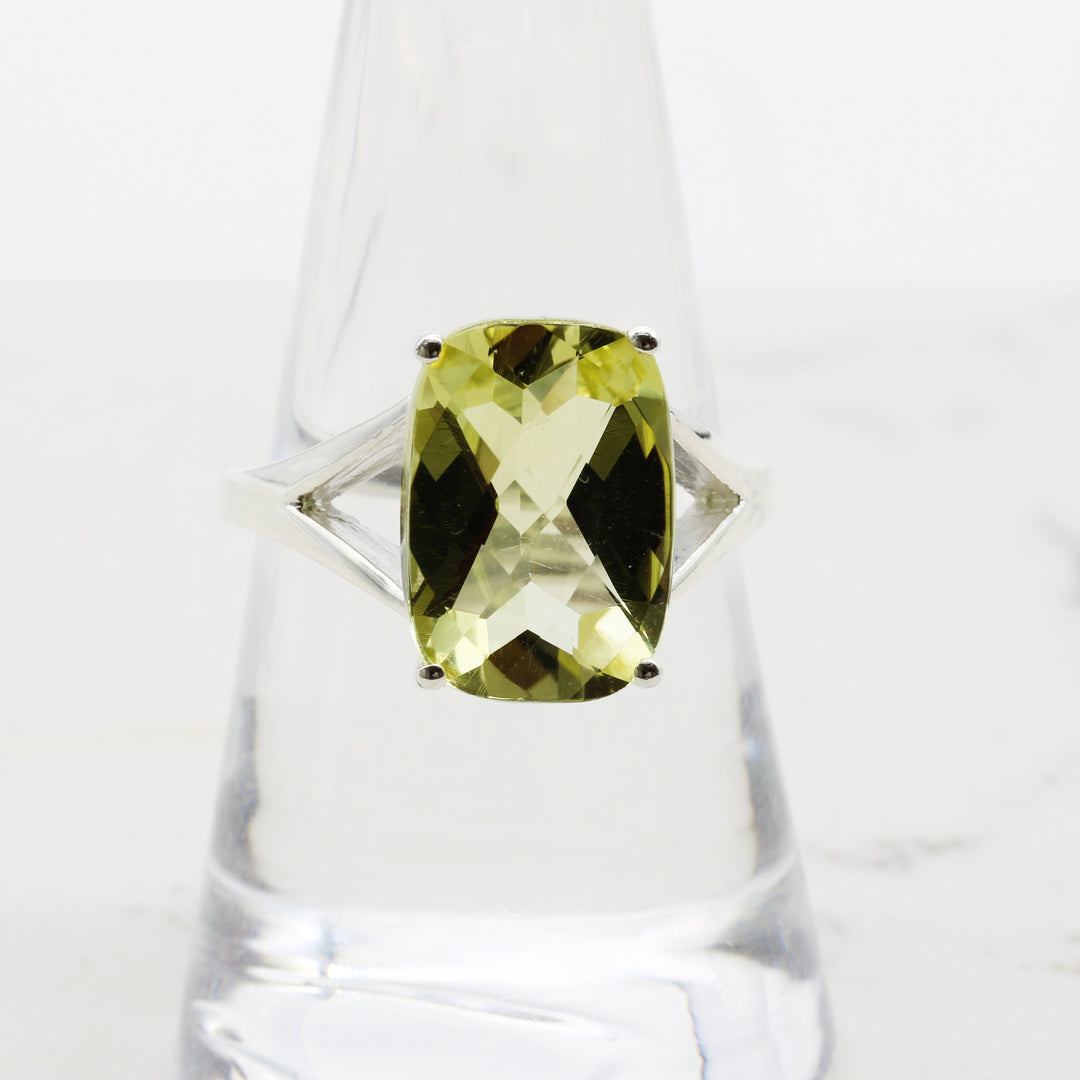 Lemon Quartz Ring